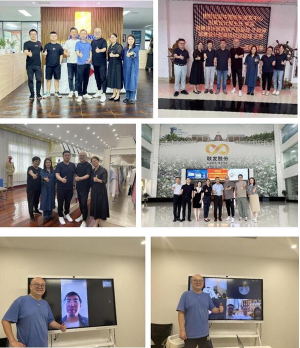 12家面料企業(yè)驗證順利完成！ 2023中國生態(tài)環(huán)保面料設計大賽組委會走進企業(yè)