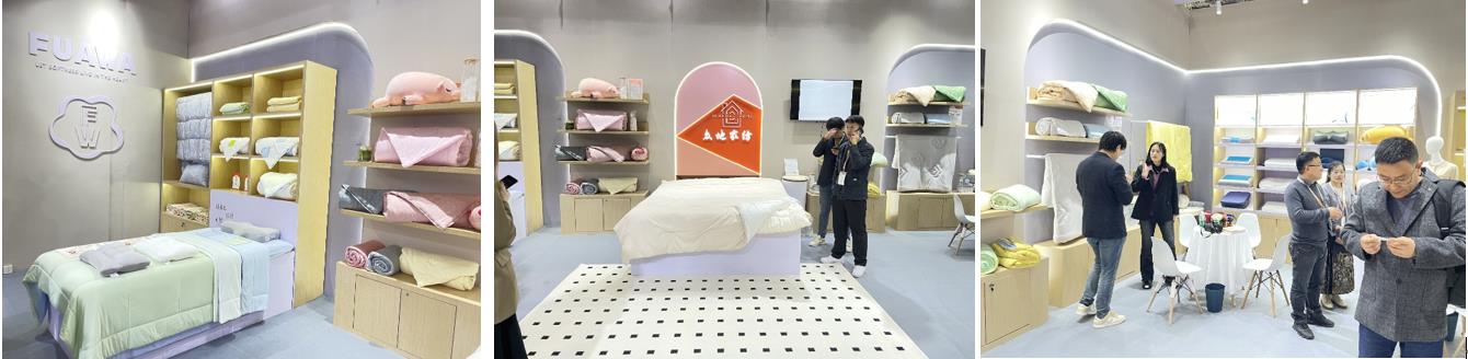 青島組團(tuán)參加intertextile家紡展，副市長(zhǎng)趙燕一行蒞臨考察