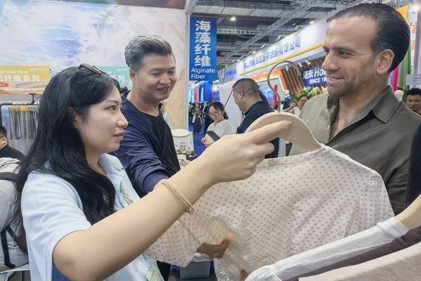 海纖&reg;生物黑科技閃耀intertextile秋冬展，海藻纖維倍受追捧！